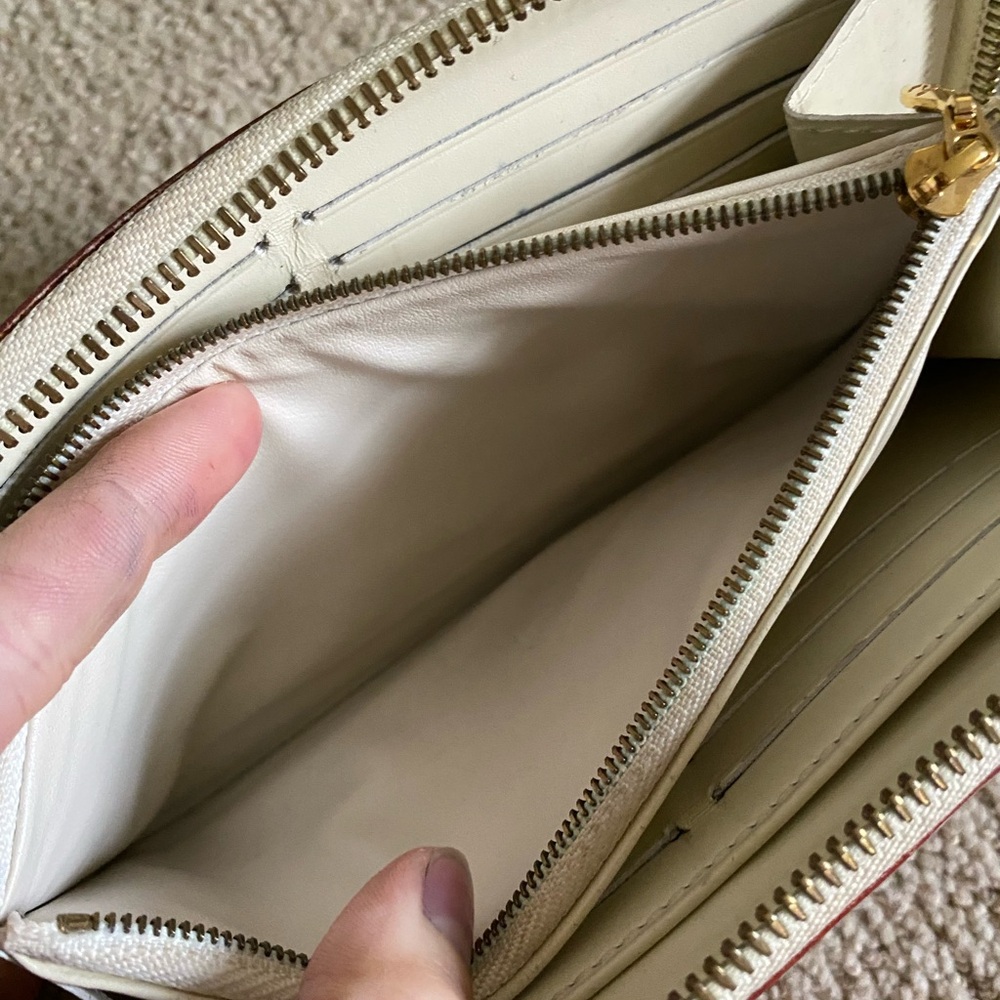 Louis Vuitton Suhali leather long zippy wallet off white gold - Picture 6 of 12